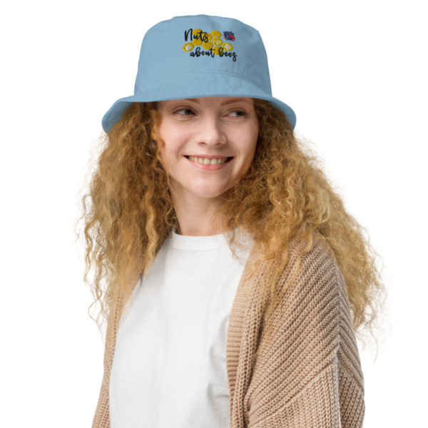 BHIA Nuts About Bees Bucket Hat - Light Blue - Image 2